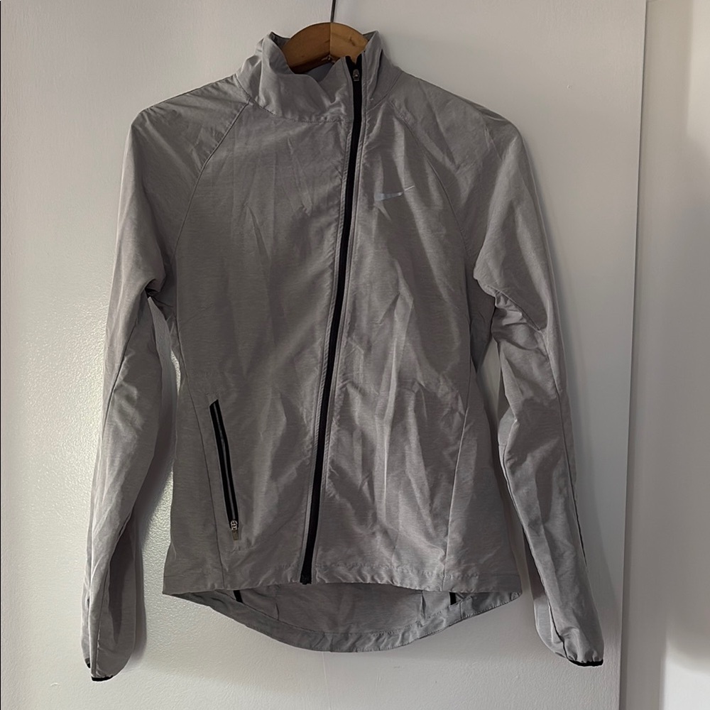 Nike Gray Running lightweight Jacket (f)